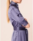 Robe Rocha bleu violet