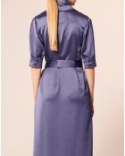 Robe Rocha bleu violet