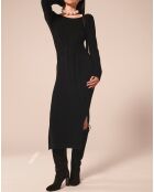 Robe 100% Laine Mérinos Romie noire