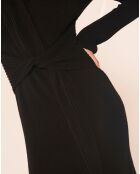 Robe 100% Laine Mérinos Romie noire