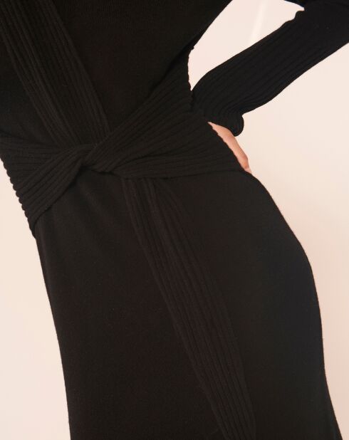 Robe 100% Laine Mérinos Romie noire