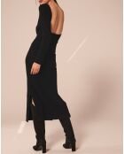 Robe 100% Laine Mérinos Romie noire