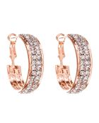 Lancior rosa/weiße Ohrringe