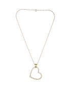 Collier Loonheart doré/blanc