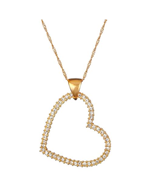 Collier Loonheart doré/blanc