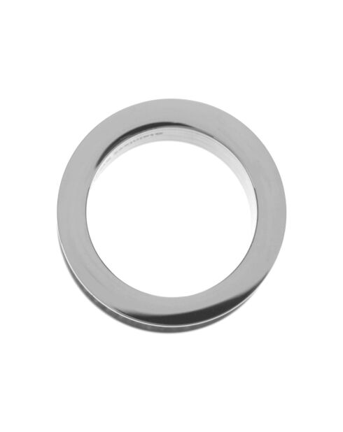 Bague Revolution Steel argenté/blanc