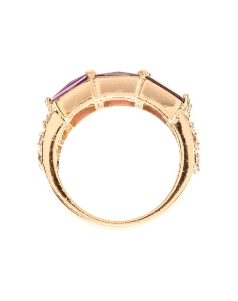 Bague Adomis doré/violet