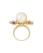 Gold/mehrfarbiger Oceane-Ring