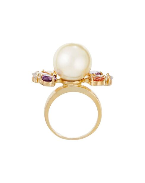 Bague Oceane doré/multicolore