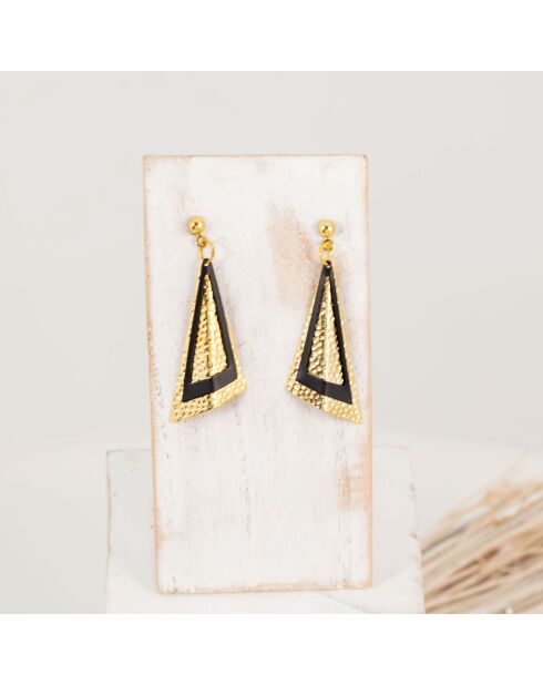 Ohrringe Roxy gold/schwarz