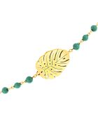Bracelet Forest doré/vert