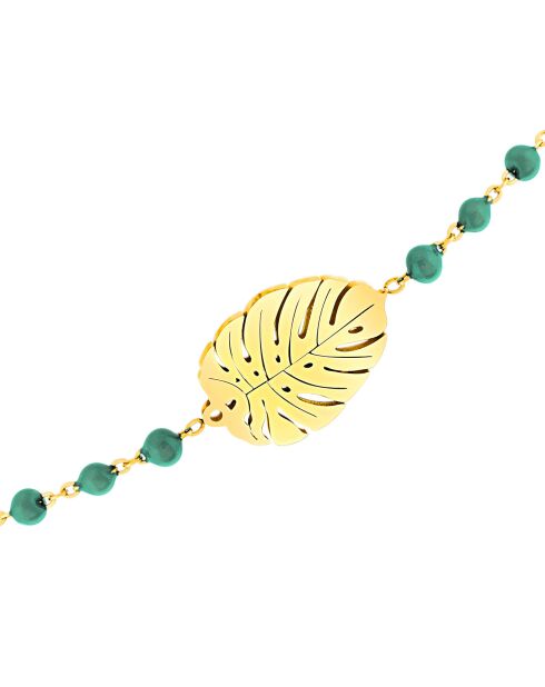 Bracelet Forest doré/vert