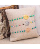 Bracelet Forest doré/vert