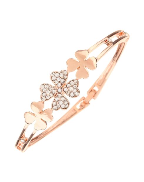 Bracelet Spring Flower rosé/blanc