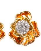 Flarona goud/zilveren oorbellen