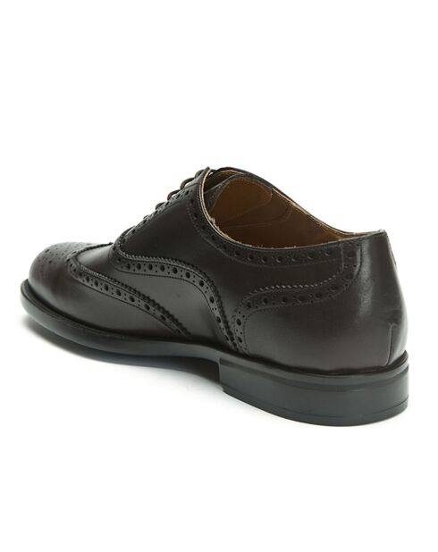 Richelieus en Cuir Félix marron foncé