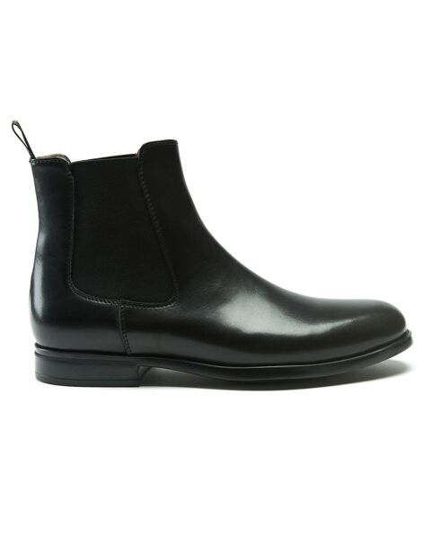 Chelsea Boots en Cuir Mahaut noires