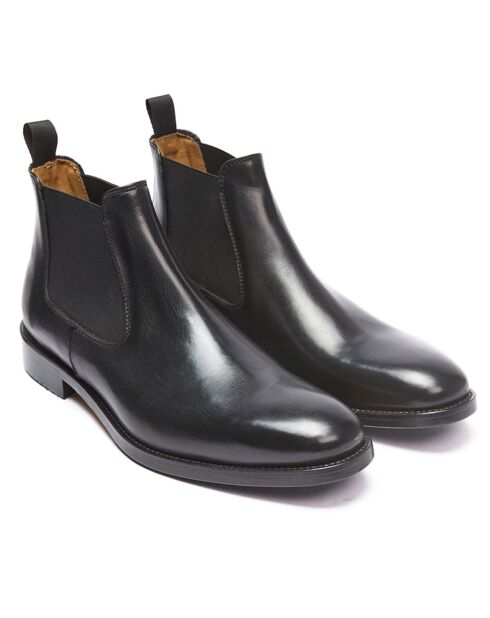 Chelsea Boots en Cuir Noé noires