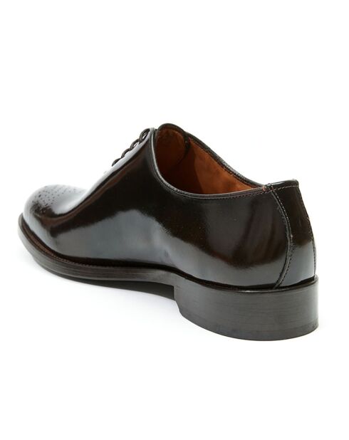 Richelieus en Cuir Noah marron foncé