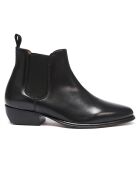 Chelsea Boots en Cuir Justine noires