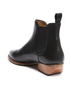 Chelsea Boots en Cuir Justine noires