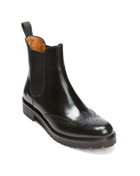 Chelsea Boots en Cuir Alice noires