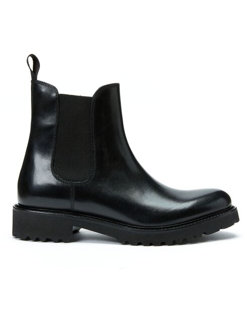 Chelsea Boots en Cuir Alizée noires