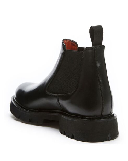 Zoe zwarte leren Chelsea-laarzen
