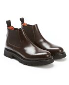 Chelsea Boots en Cuir Zoé marron foncé