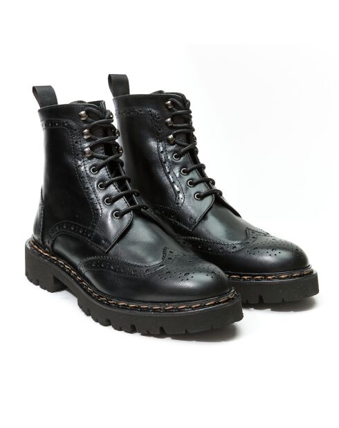 Botas de piel Chloé negras