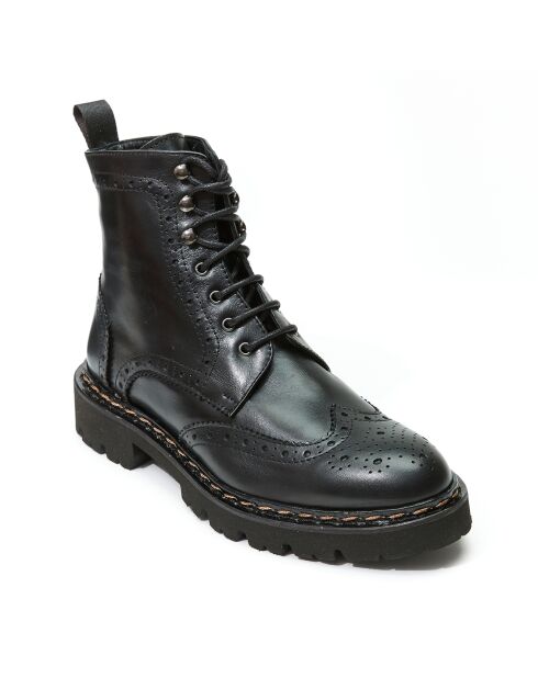 Botas de piel Chloé negras