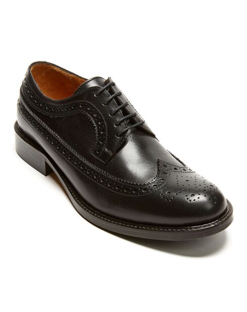 Derbies en Cuir Sofia noires