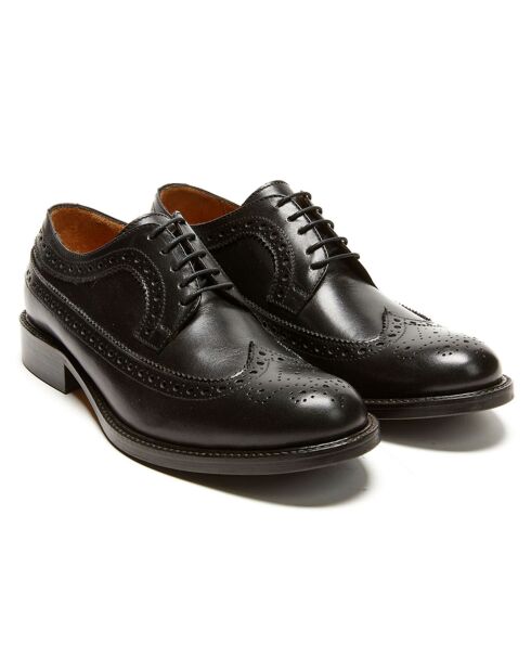 Derbies en Cuir Sofia noires