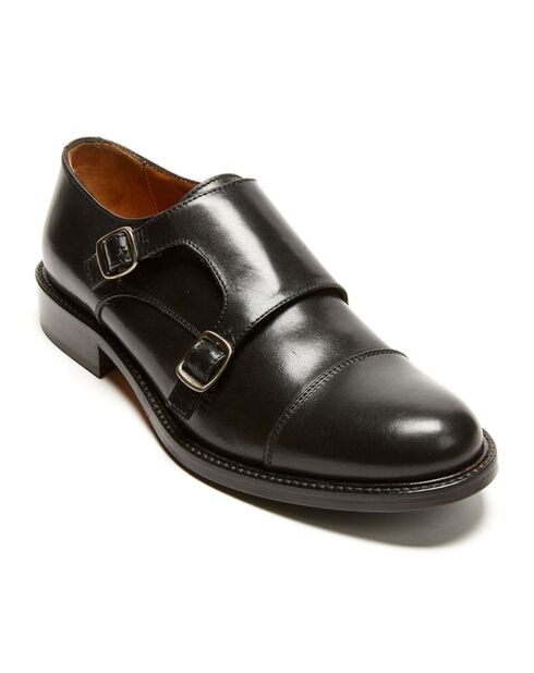 Monks en Cuir Inès noires