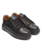 Sneakers en Cuir Paul noires