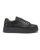 Sneakers en Cuir Paul noires