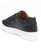 Sneakers en Cuir Paul noires