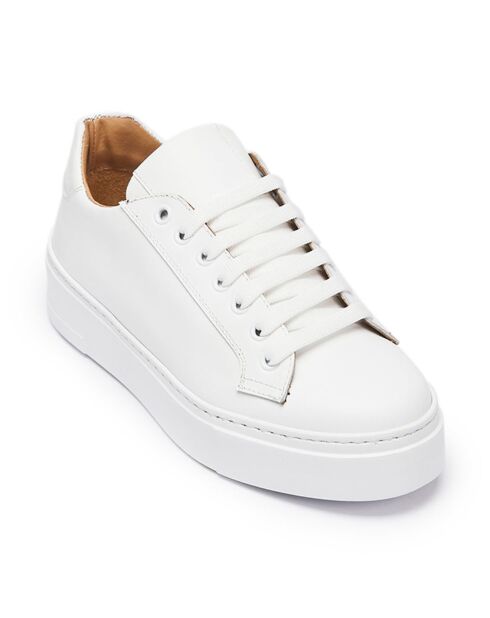 Sneakers en Cuir Paul blanches