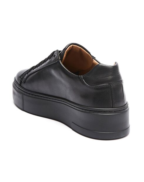 Schwarze Laure Ledersneaker