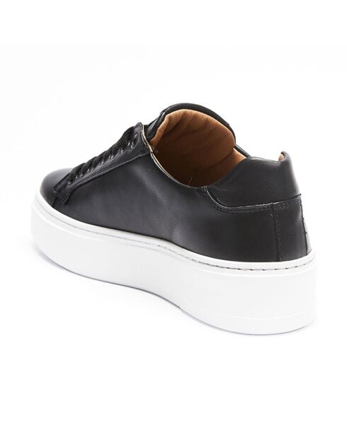 Schwarze Laure Ledersneaker
