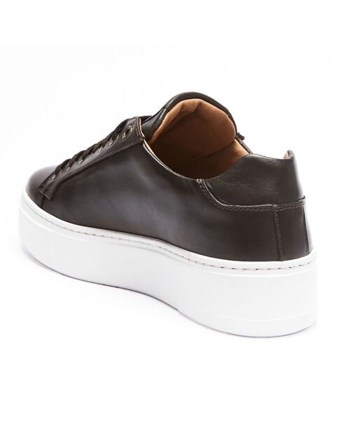 Sneakers Laure aus Leder in Braun/Bronze