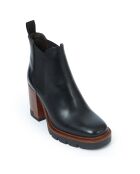 Chelsea Boots en Cuir Victoire noires - Talon 9 cm