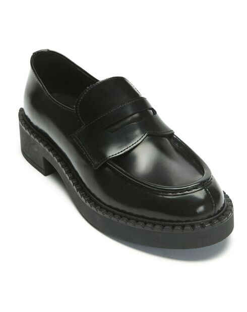 Mocassini Hortense neri in pelle