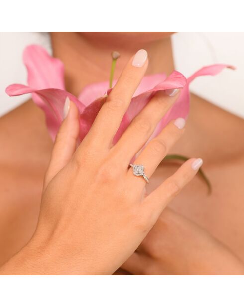 Bague Phaenna Diamants 0.11 ct or blanc