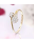 Semporna Diamantring 0,221 Karat Gelbgold