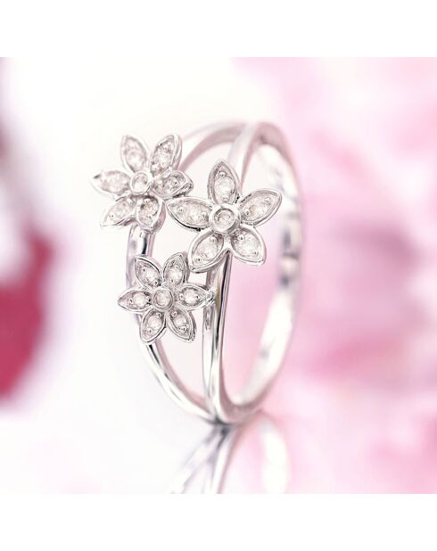 Bague Serena Diamants 0.173 ct or blanc