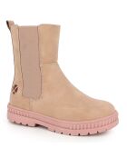 Bottes fourrées Billie beige/rose