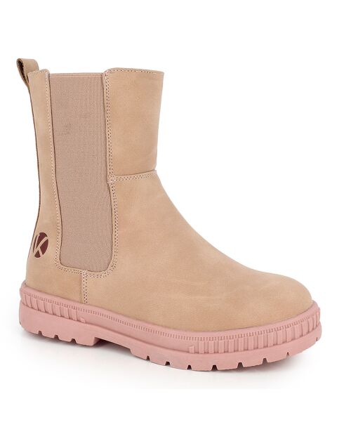 Bottes fourrées Billie beige/rose