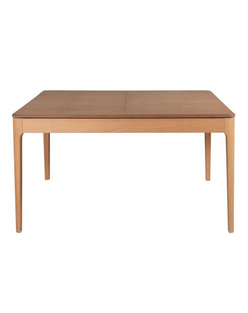 Table extensible + 4 Chaises Lucas naturel