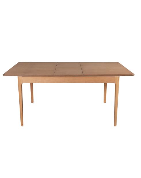 Table extensible + 4 Chaises Lucas naturel